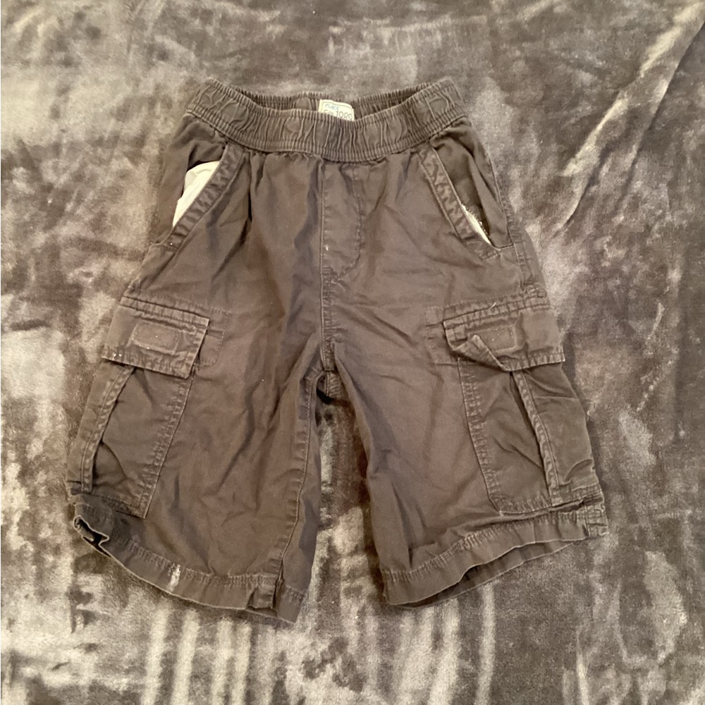 Place Men's Charcoal Cargo Shorts
